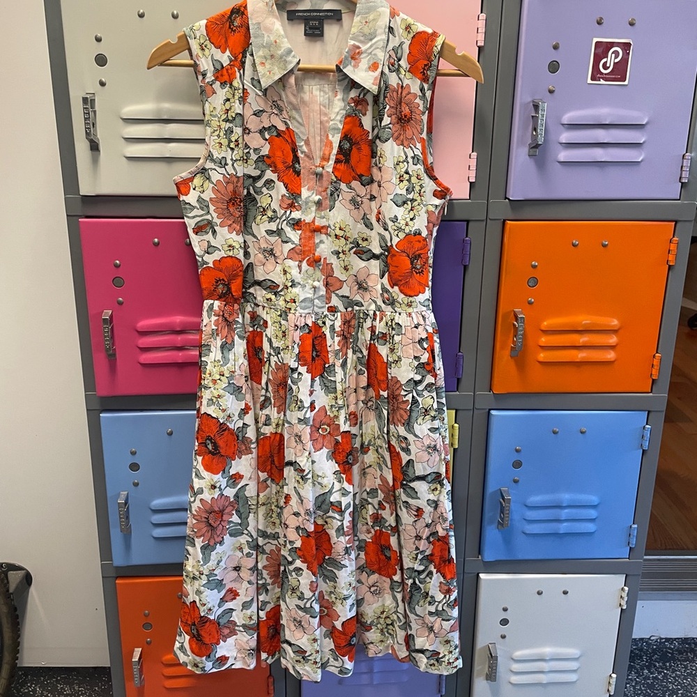 French Connection Multicolor Floral Dress